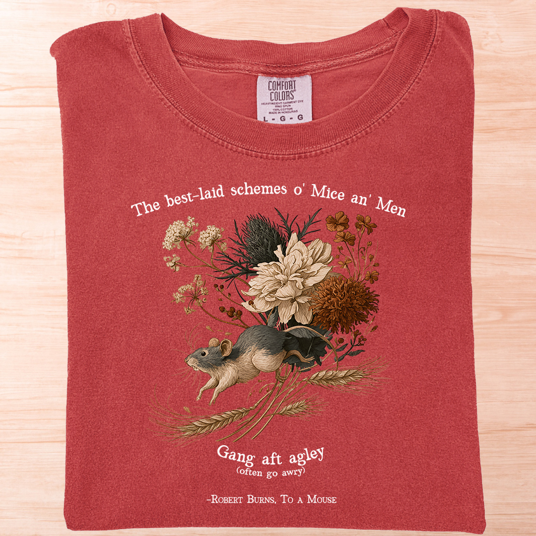 Robert Burns To a Mouse T-Shirt
