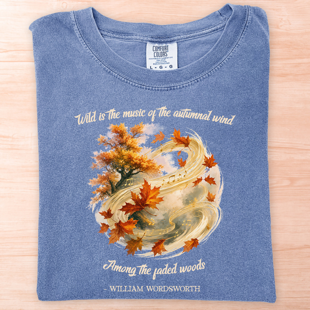 Wordsworth Autumnal Wind T-Shirt