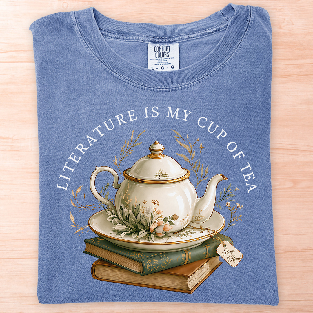 Literature Is My Cup of Tea T-Shirt