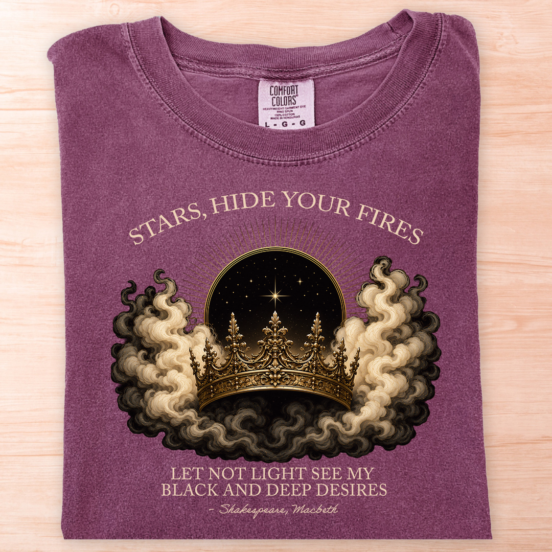Shakespeare Stars Hide Fires T-Shirt