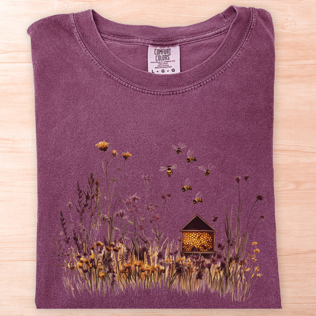 Bees In Meadow T-Shirt