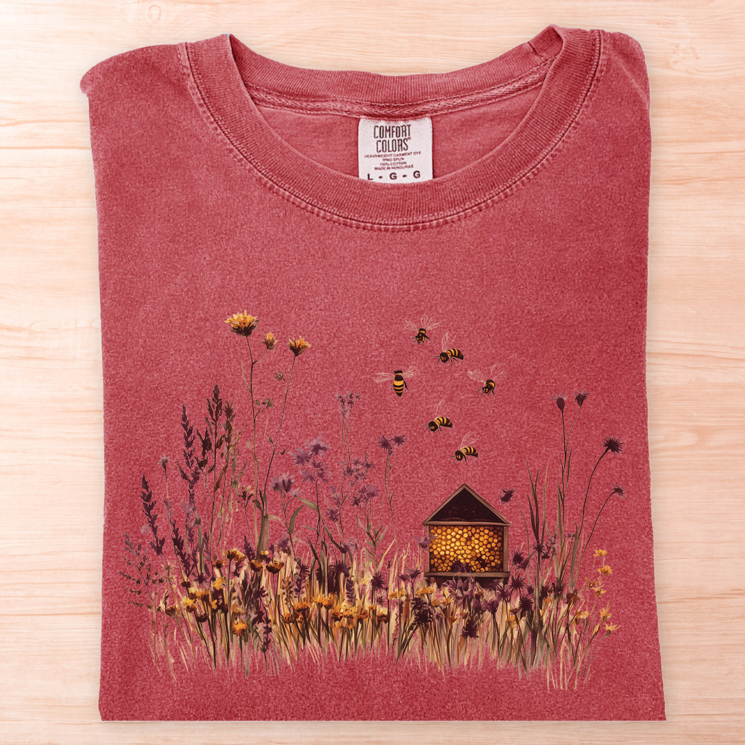 Bees In Meadow T-Shirt