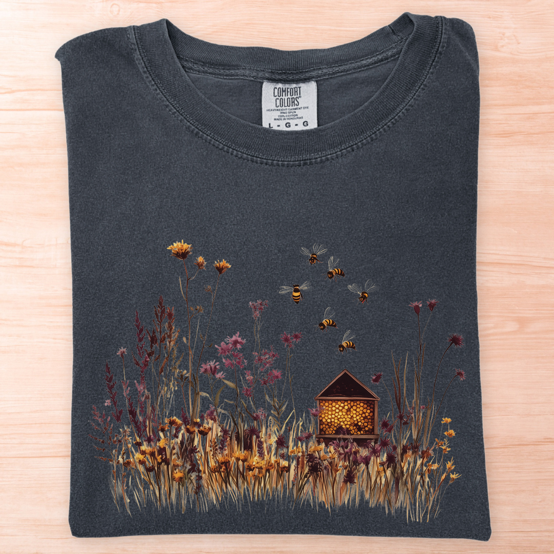 Bees In Meadow T-Shirt