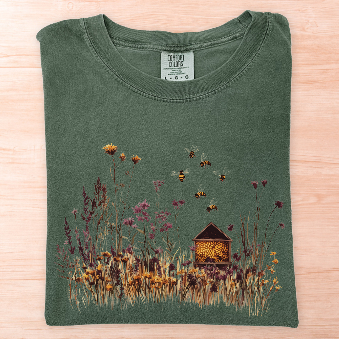 Bees In Meadow T-Shirt