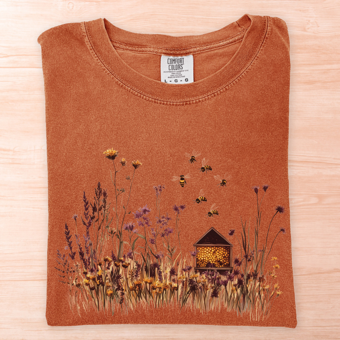 Bees In Meadow T-Shirt