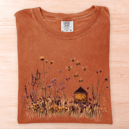 Bees In Meadow T-Shirt