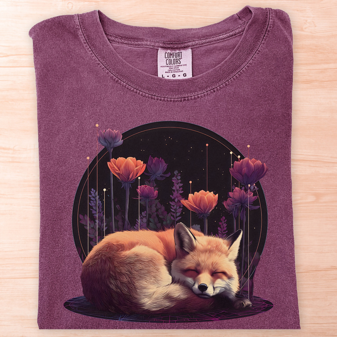 Galactic Sleeping Fox T-Shirt