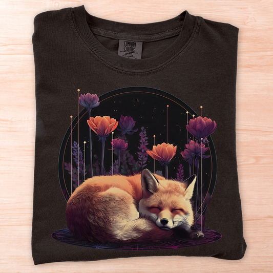 Galactic Sleeping Fox T-Shirt