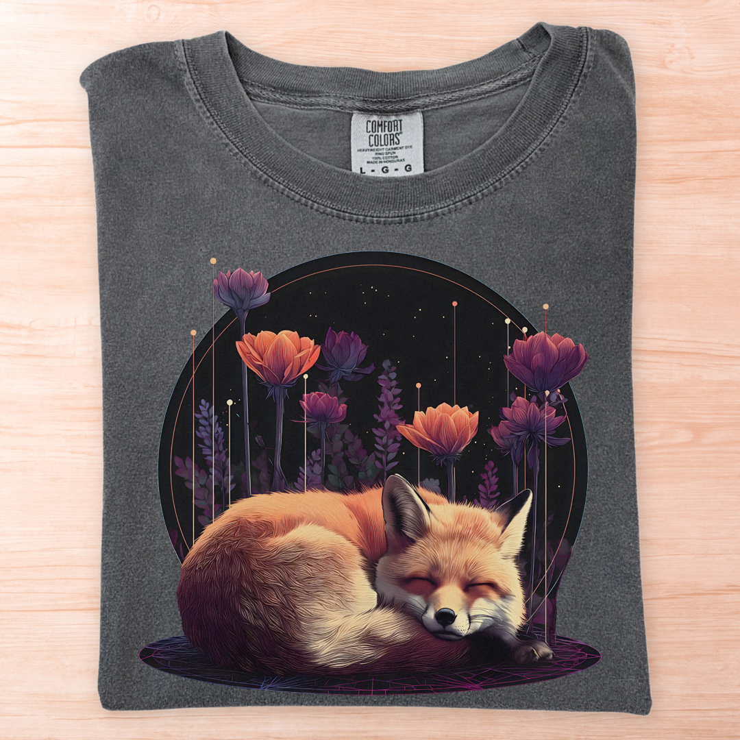 Galactic Sleeping Fox T-Shirt