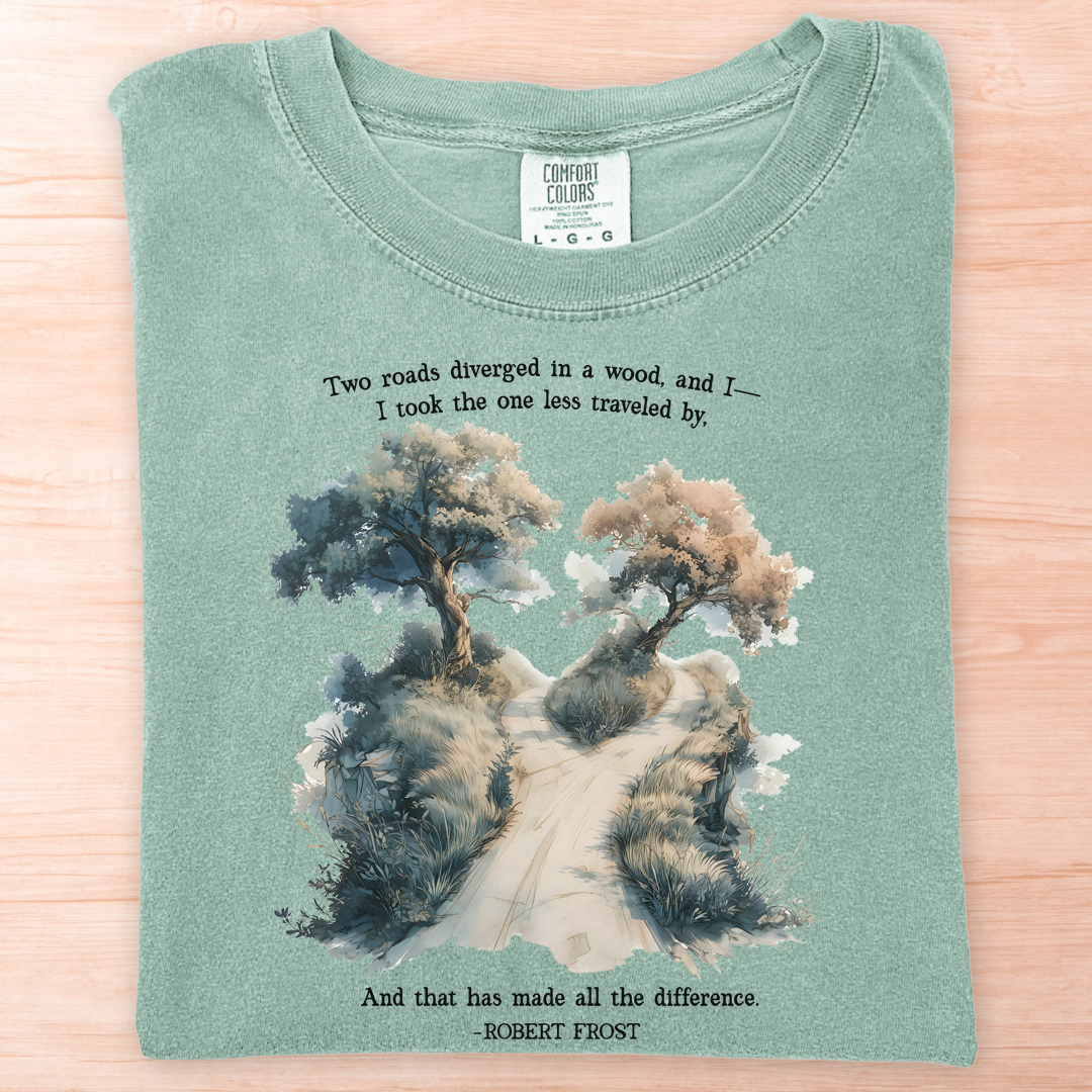 Robert Frost Road Not Taken T-Shirt