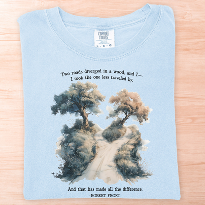 Robert Frost Road Not Taken T-Shirt