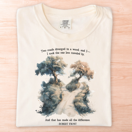 Robert Frost Road Not Taken T-Shirt