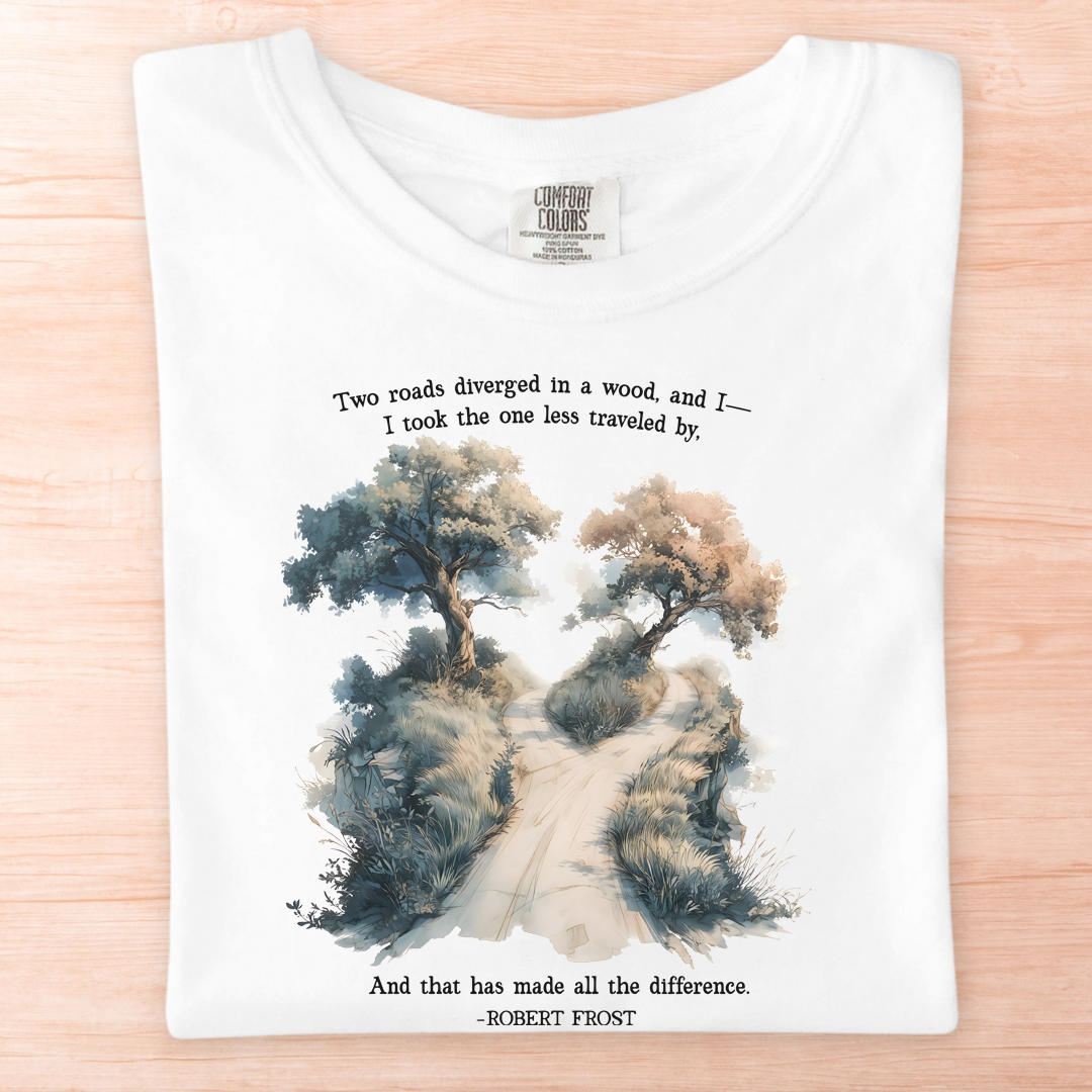 Robert Frost Road Not Taken T-Shirt