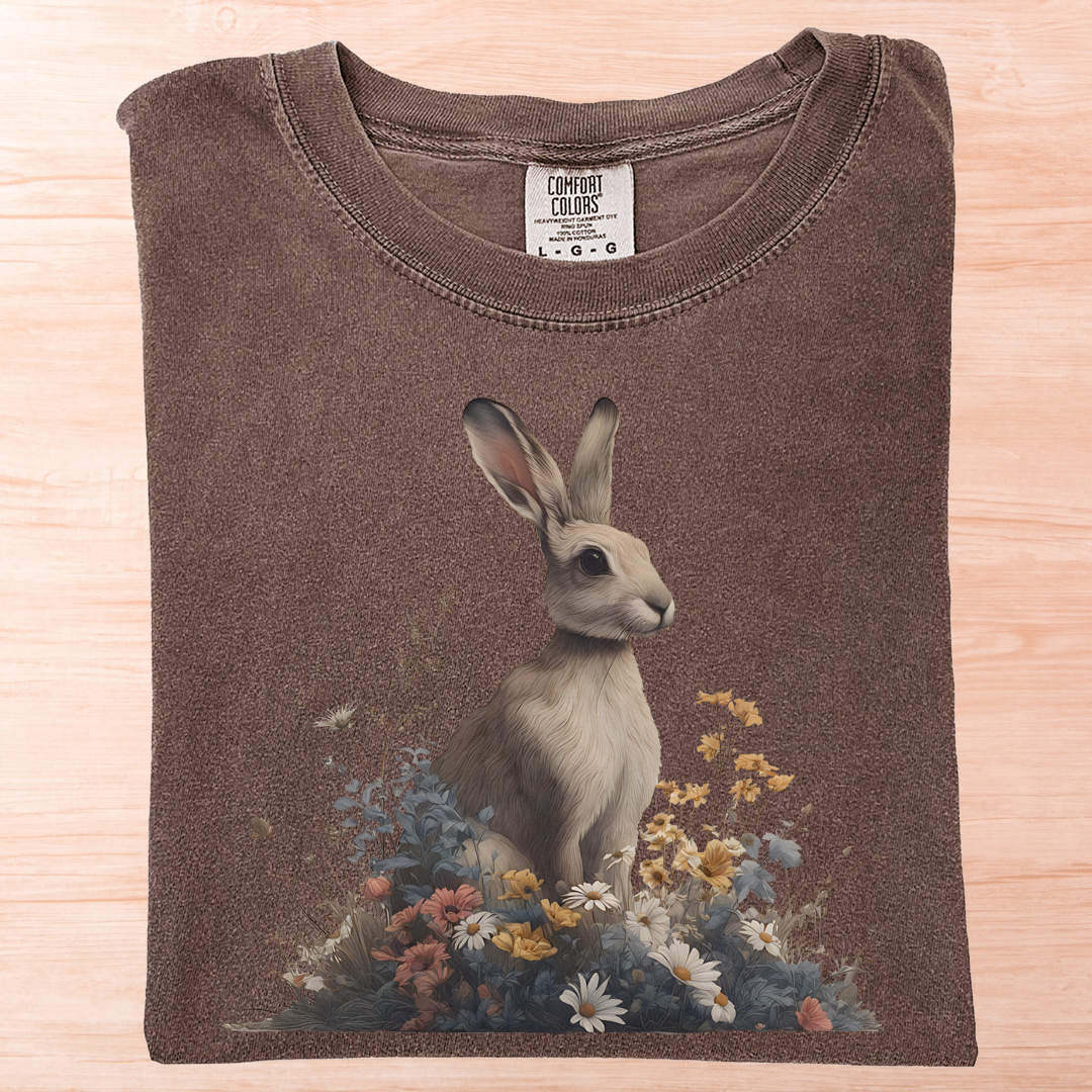 Hare in Wildflowers T-Shirt