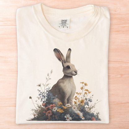 Hare in Wildflowers T-Shirt