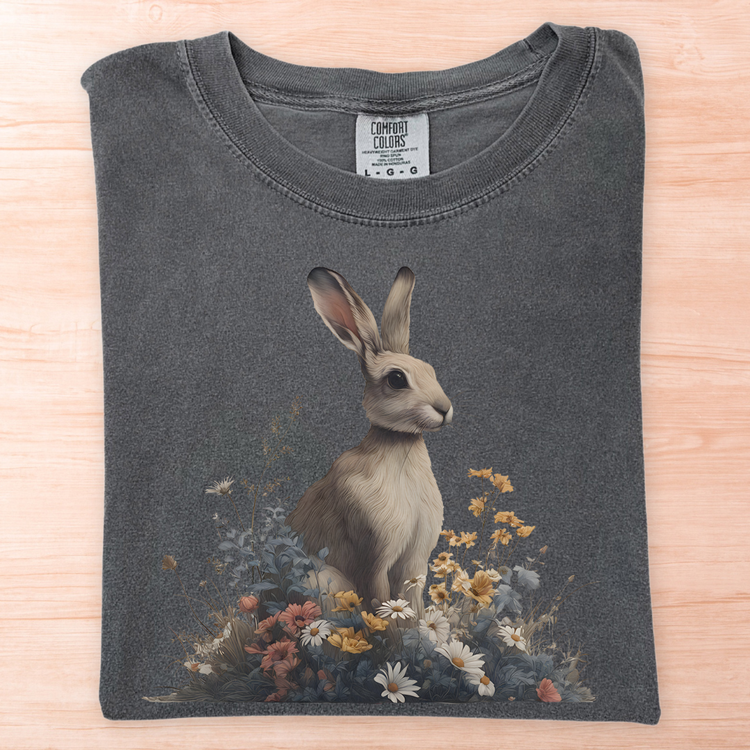 Hare in Wildflowers T-Shirt