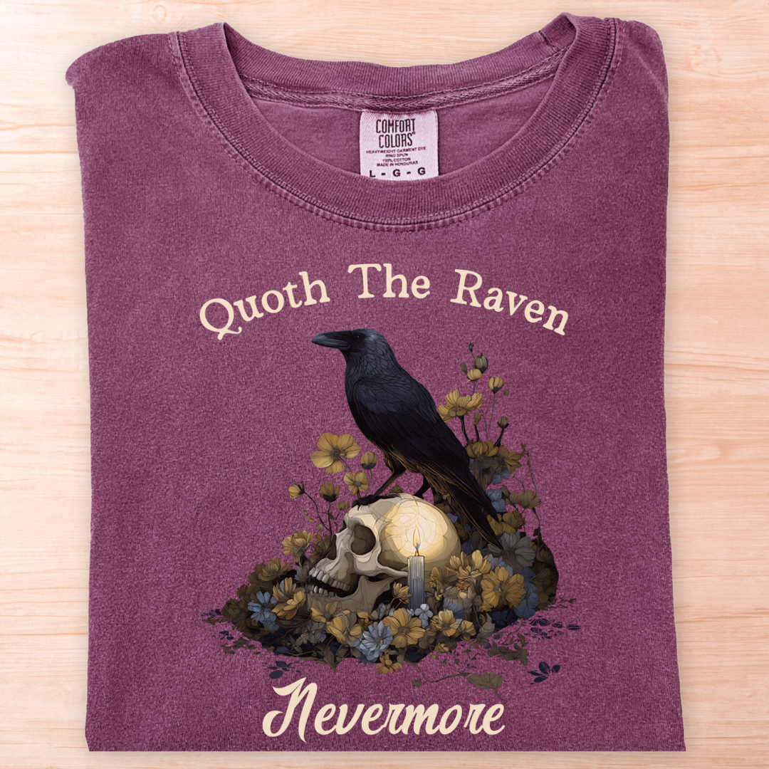 Poe Quoth The Raven Nevermore T-Shirt