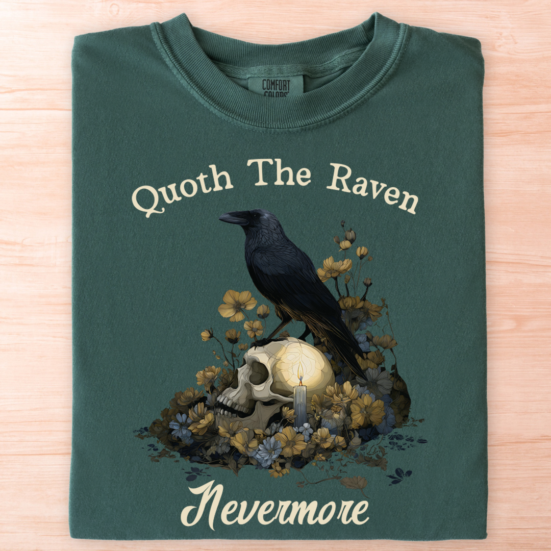 Poe Quoth The Raven Nevermore T-Shirt