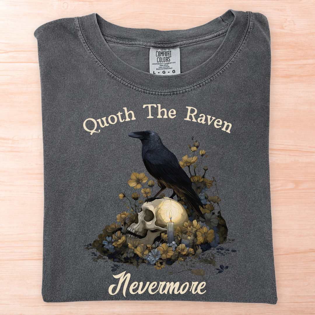 Poe Quoth The Raven Nevermore T-Shirt
