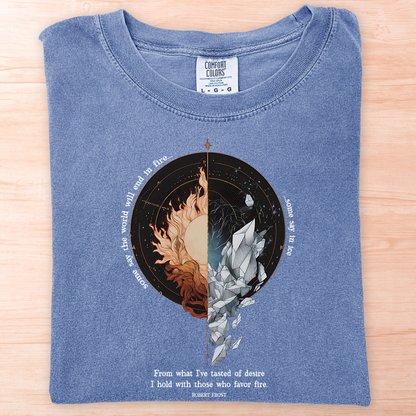 Robert Frost Fire and Ice T-Shirt
