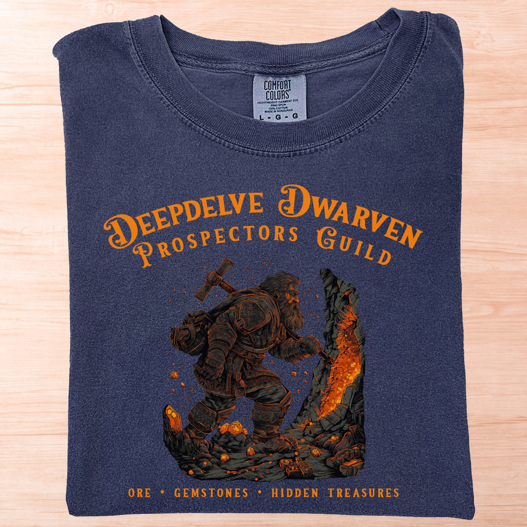 Deepdelve Dwarven Prospectors Guild T-Shirt