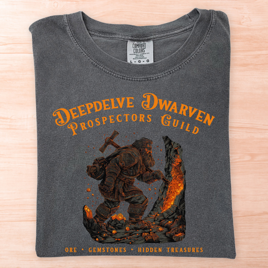 Deepdelve Dwarven Prospectors Guild T-Shirt