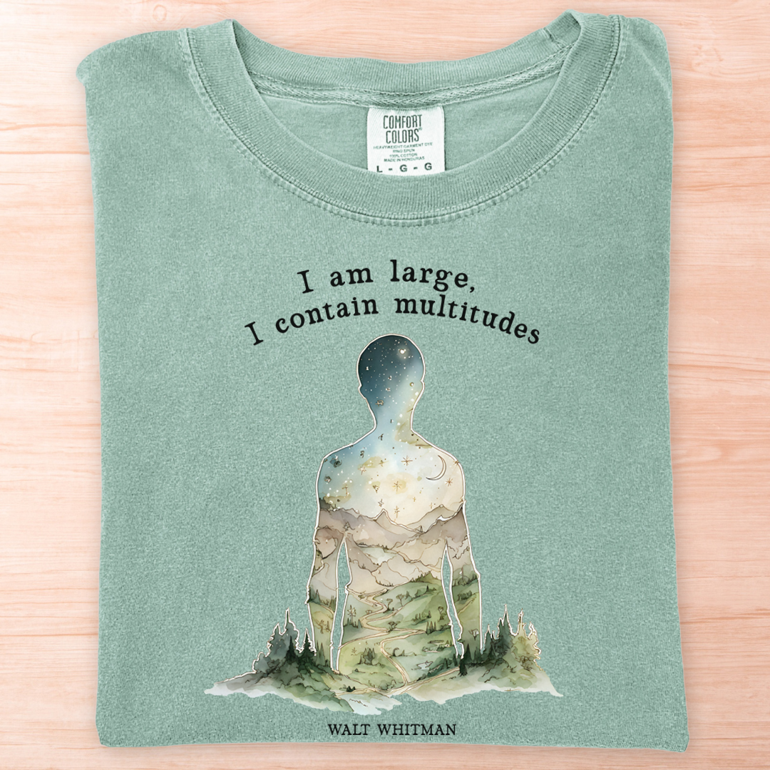 Walt Whitman I Am Large T-Shirt