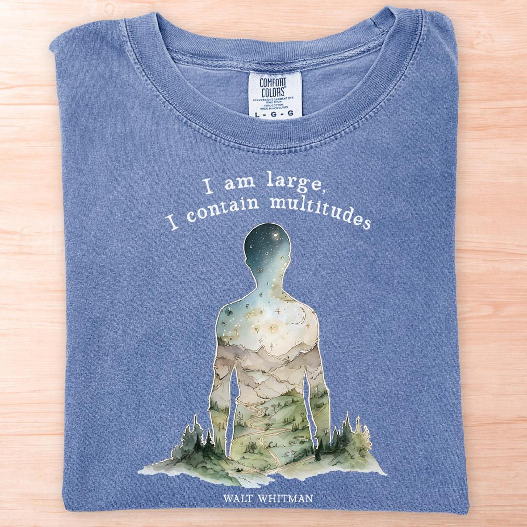 Walt Whitman I Am Large T-Shirt