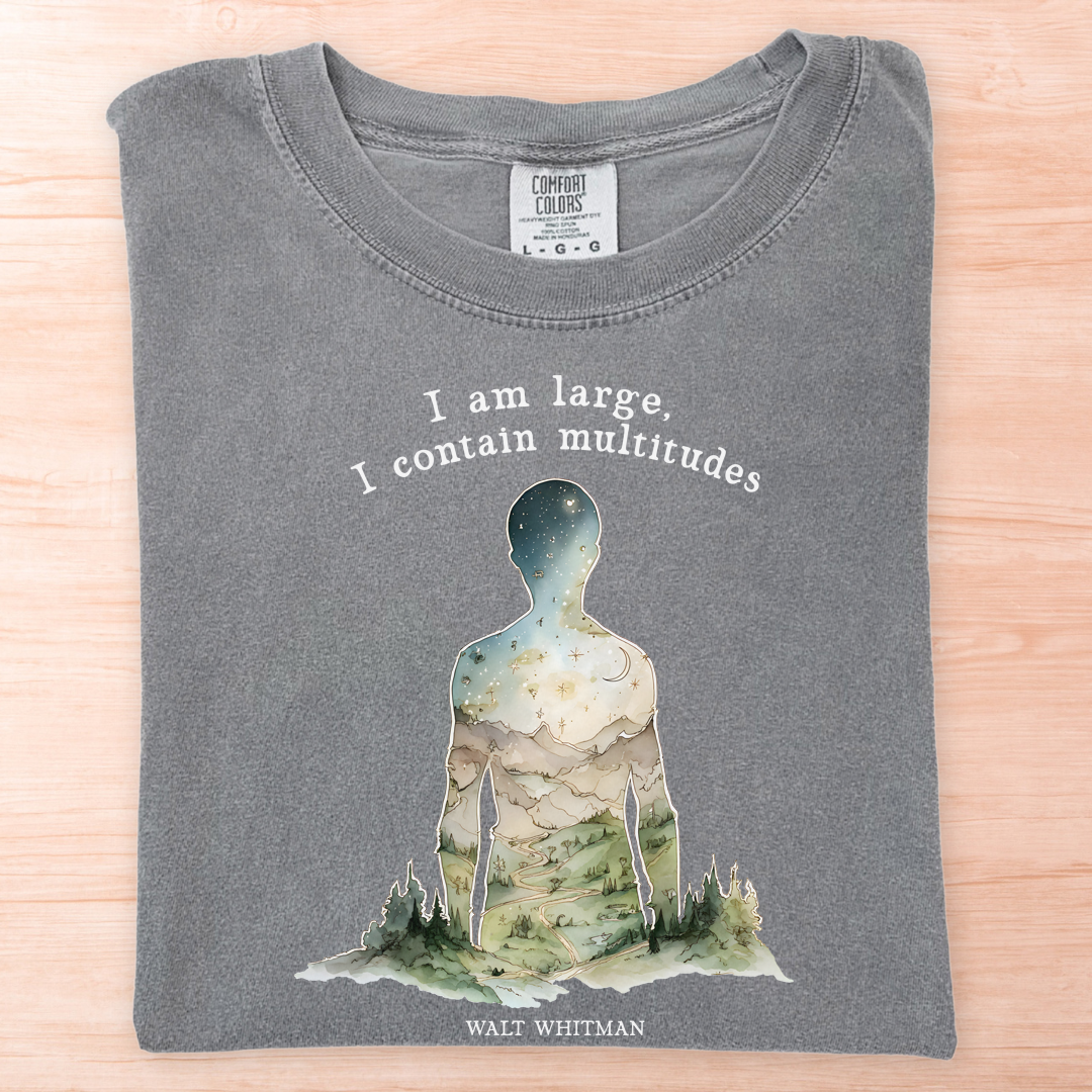 Walt Whitman I Am Large T-Shirt