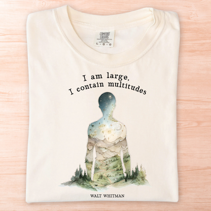 Walt Whitman I Am Large T-Shirt
