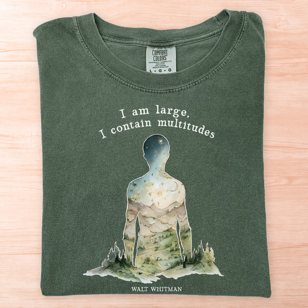 Walt Whitman I Am Large T-Shirt