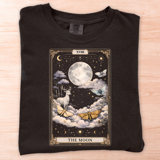 The Moon Tarot Card T-Shirt
