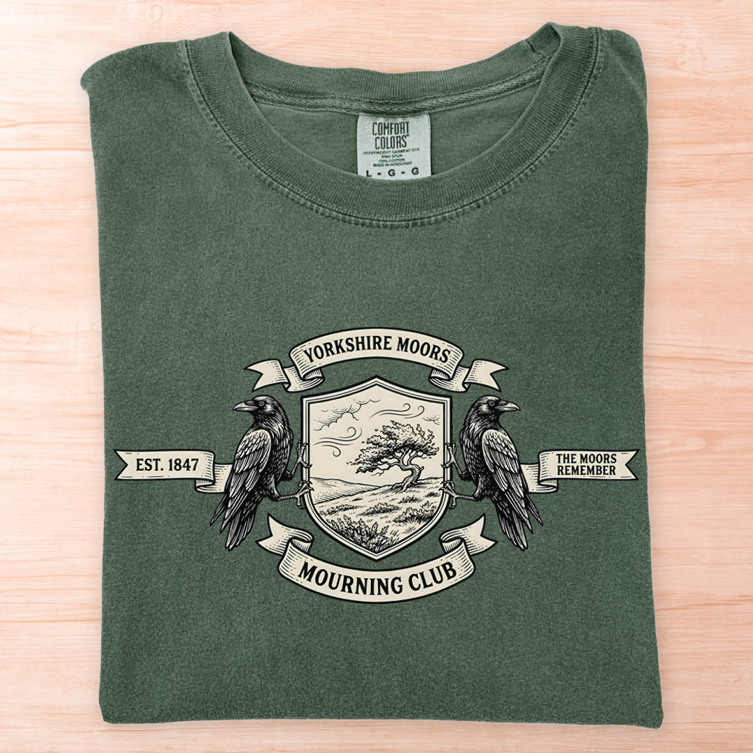 Emily Bronte Wuthering Heights Crest T-Shirt