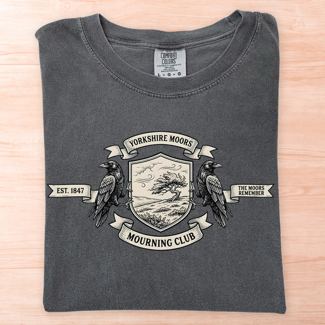 Emily Bronte Wuthering Heights Crest T-Shirt