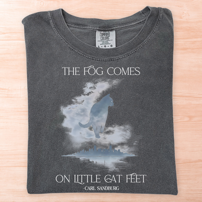 Carl Sandburg Fog Cat T-Shirt