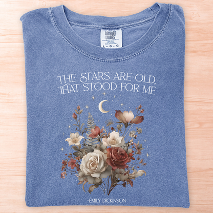 Emily Dickinson Stars Old T-Shirt