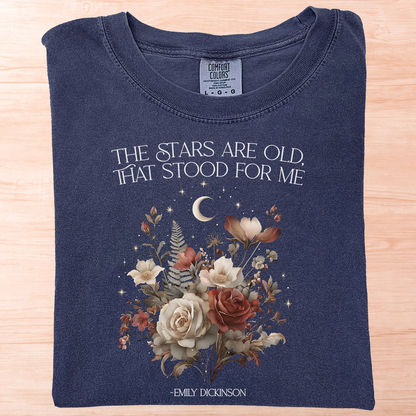 Emily Dickinson Stars Old T-Shirt