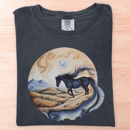 Whimsical Horse Moon T-Shirt