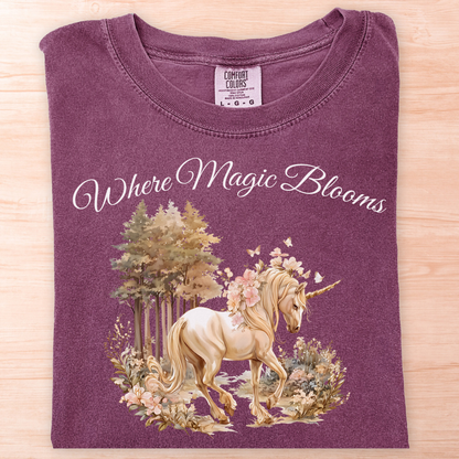 Magic Blooms Unicorn T-Shirt