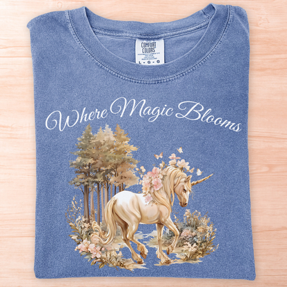 Magic Blooms Unicorn T-Shirt