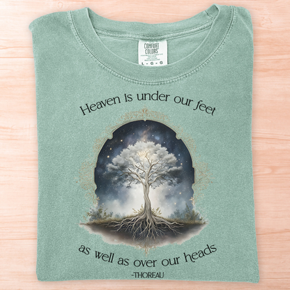 Thoreau Heaven Under Feet T-Shirt