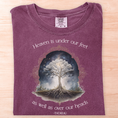 Thoreau Heaven Under Feet T-Shirt