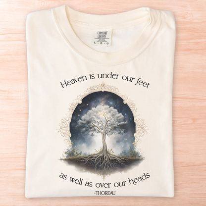 Thoreau Heaven Under Feet T-Shirt