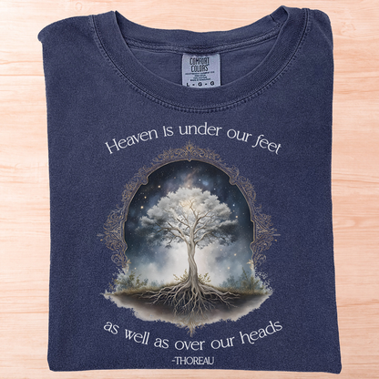Thoreau Heaven Under Feet T-Shirt