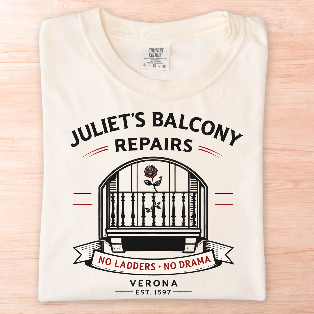 Shakespeare Juliet's Balcony Repairs T-Shirt