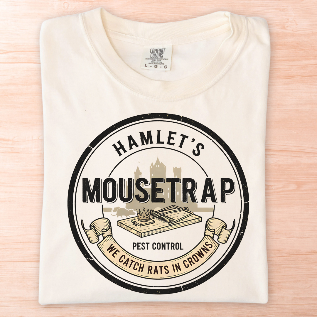 Shakespeare Hamlet Mousetrap T-Shirt