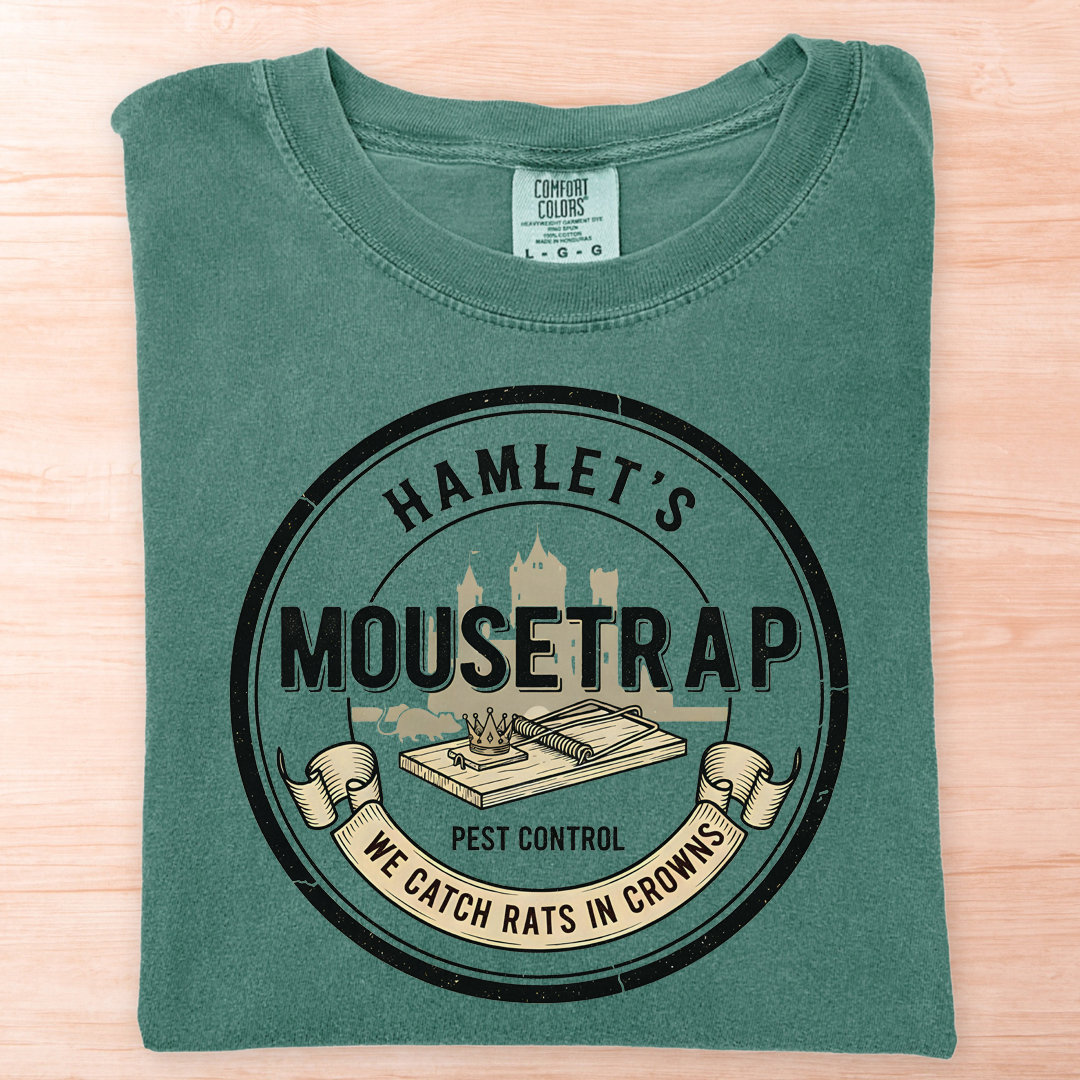 Shakespeare Hamlet Mousetrap T-Shirt