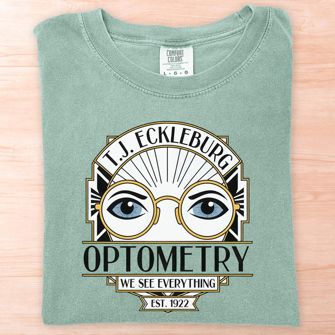 Great Gatsby Optometry T-Shirt