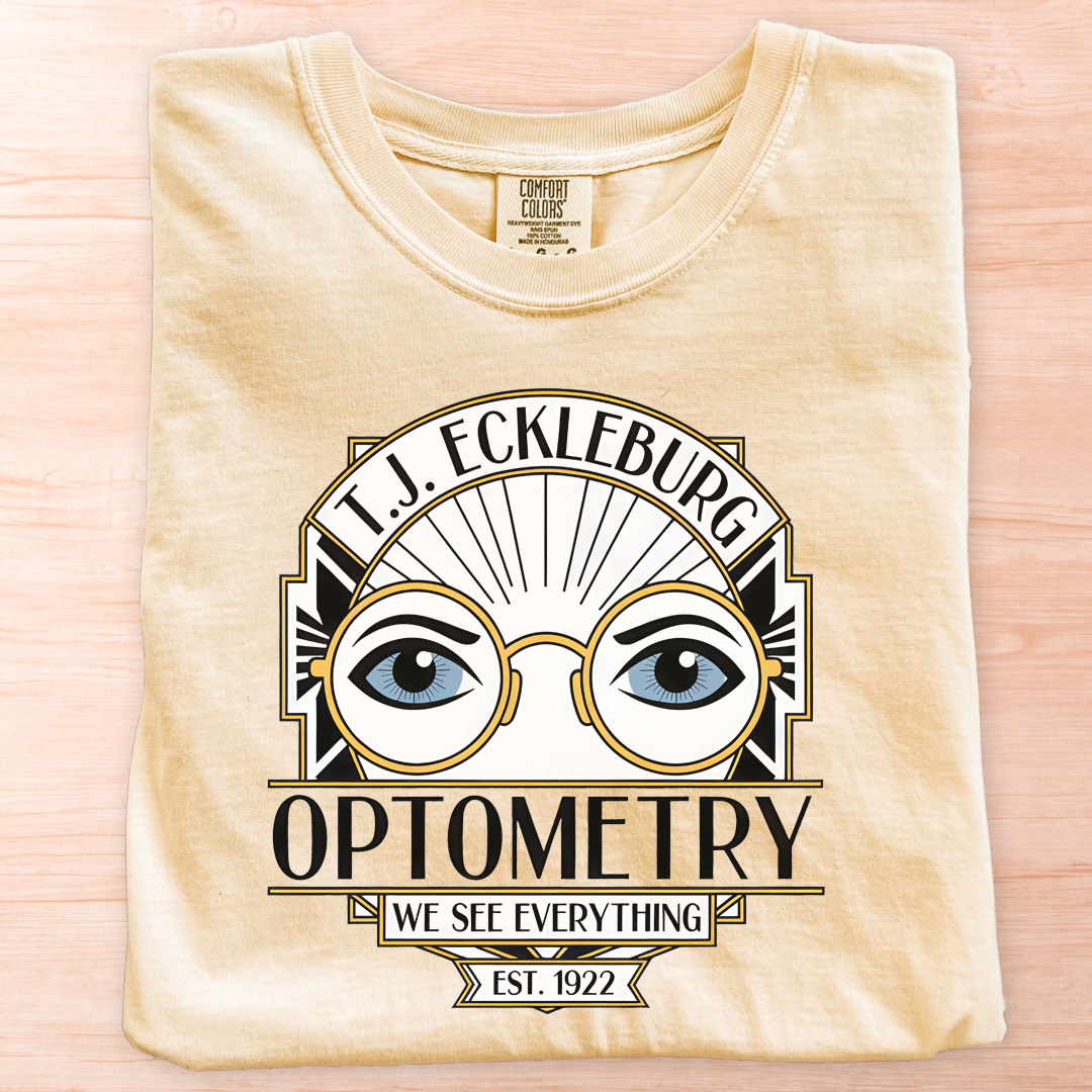 Great Gatsby Optometry T-Shirt
