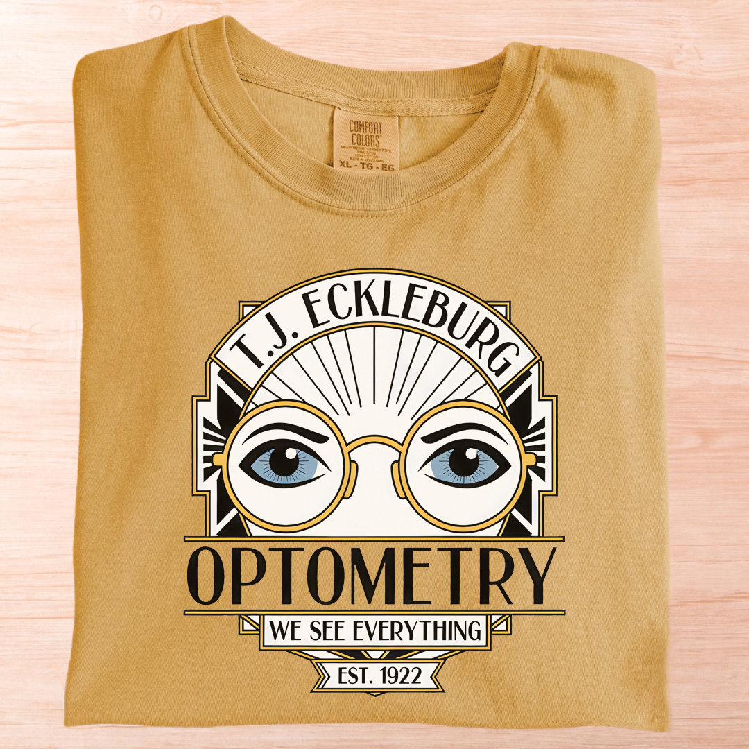 Great Gatsby Optometry T-Shirt